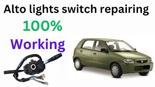 Suzuki alto lights switch repairing in urdu/Hindi