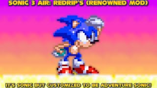 SONIC ADVENTURE CUSTOMIZATION | Sonic 3 ReDrip's (Reowned Mod) [2024]