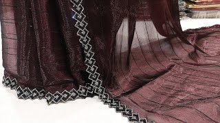 Jimmy choo saree | Stone work saree | Party wear saree Rs 1850