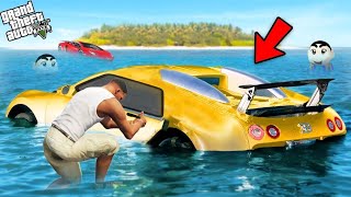 GTA 5 - Franklin Lost His New Car In Ocean in GTA 5 ! (GTA 5 Mods)