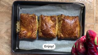 PUFF PASTRY with HAM and CHEESE