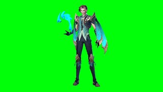 Animated Green Screen Hero Mobile Legend - Aamon Nights Edge Green Screen No Copyright