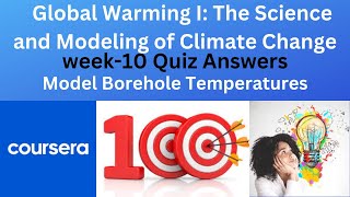 Global Warming The Science and Modeling of Climate Change week10 quiz