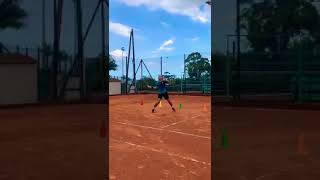 Forehand swing volley drills 🎾