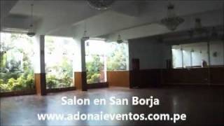 San Borja 3: con catering Adonai Eventos alquiler salon para eventos Bodas y Quinceañeros