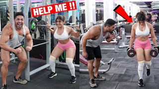 I Challenged My Wife For Leg Workout And This Happened (SHOCKING)