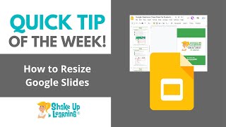 How to Resize Google Slides for Creation Projects, Templates, and More!