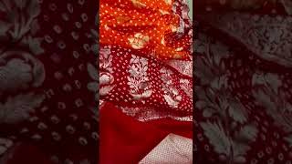 || Bandhini Kanchi Saree Dazzling ShadesHeavy Two Sides Border with matching pallu and blouse ||