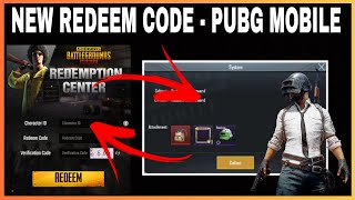 Pubg Mobile New Redeem Code Today | New Redeem Code Pubg | Pubg New Redeem Code Today