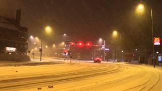 Veel sneeuw gevallen in Groningen