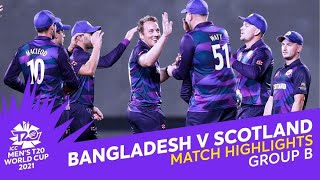 Bangladesh vs Scotland Highlights ICC Men's T20 World Cup 2021 WCC3 Gameplay