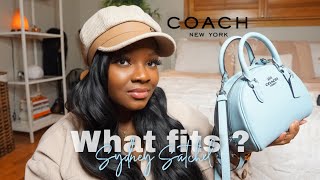 What Fits in My Coach Sydney Satchel?