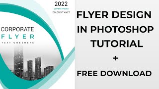 corporate flyer tutorial psd free download | photoshop flyer templates | photoshop flyer design