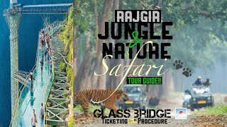 Rajgir Nature & Jungle Safari Guide 🦥🌳🐾|Glass Bridge🌁|Easy🎫Ticket Procedure #motovlog #rajgir #bihar