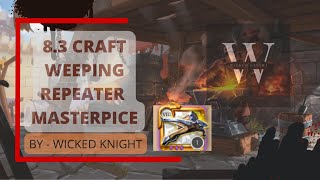 8.3 craft session 6 (weeping repeater mp) profit  +43m -Albion Online