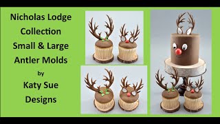 Nicholas Lodge Antler Molds Used To Create Fun Holiday Cakes & Cupcakes