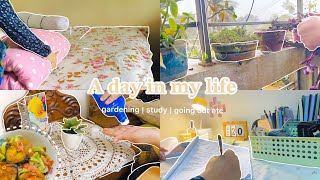 📚Study vlog + A day in my life🌷[going out, gardening , studying etc🌿 | Bangladesh 🇧🇩