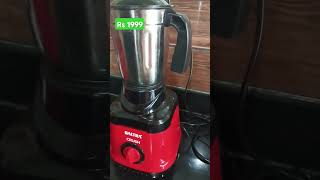 mixer grinder with 3jars 2year warranty only Rs 2000