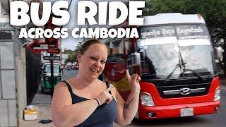 🇰🇭 Phnom Penh To Siem Reap  ( Our 6 Hour Bus Ride Across Cambodia )