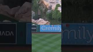 Chas McCormick leaps to rob Mike Trout of a potential home run