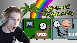 xQc Reacts To Weekend Wednesday - With Chat