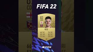 Declan Rice - FIFA Evolution (FIFA 17 - EAFC 25)