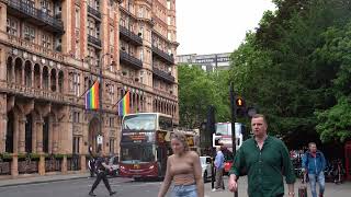 Tourist buses waiting at red light | FREE DOWNLOAD #NoCopyright 4k #StockFootage