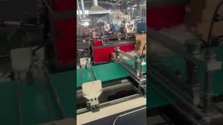 Single Layer Hot Sealing & Cutting Flat Bag on Roll Making Machine in Action