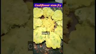 Cobi patra/danga pithou/ Cauliflower stem fry/ Cauliflower leaves vada #shorts #viral #reels