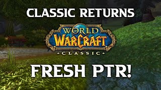 Classic WoW Fresh is here! The return of Vanilla WoW!