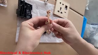 Shocking Secrets of Assembling Super Star Glamour 13A 5pin Socket!