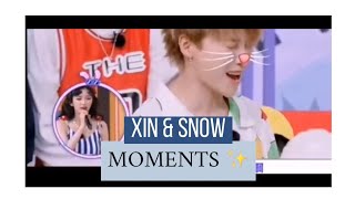 #XinSnow (LiuYuxin & Snow cute moments)