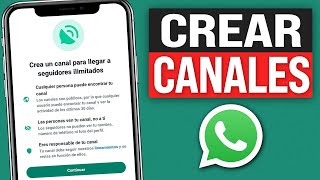 Cómo CREAR un CANAL en WhatsApp (2024) Paso a Paso