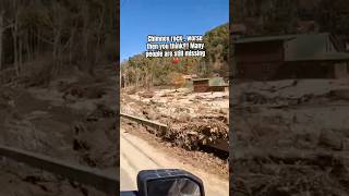 BREAKING!! ⚠️ DESTROYED! Chimney Rock NC horror Images, Worse then you think 🫣😭#hurricane #helene