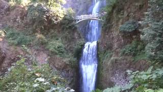 The stunning Multnomah Falls near Portland, Oregon