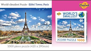 World’s Smallest Puzzle Eiffel Tower Time-lapse