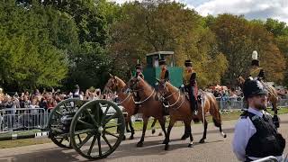 Procession of Her Majesty’s Coffin to St George’s Chapel for the Committal Service