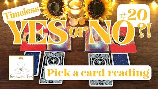 ✨ YES or NO tarot timeless ✨ Pick a card reading #20 🌞 Get your quick confirmation message here 🔮