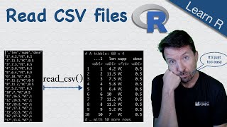 Reading comma-separated value (csv) files in R | Learn R