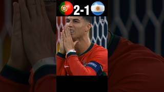 Portugal vs Argentina Final World Cup 2026 Imaginary #youtube #football #shorts