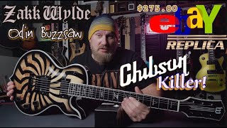 Replica Zakk Wylde Odin Buzzsaw 2023 Guitar  Review: Extreme Chibson Crusher!