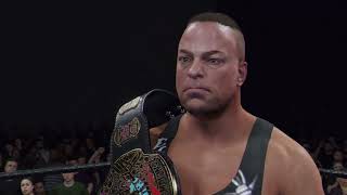 WWE2K24 ROB VAN DAM VS JAKE THE SNAKE ROBERTS DOUBLE TITLE MATCH