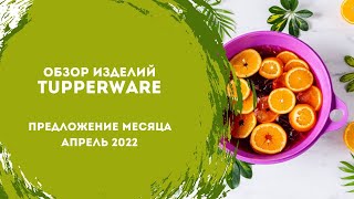 Обзор специальных предложений апреля от Tupperware