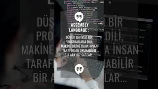 Bilgisayar mühendisliği alanında yaygın olarak kullanılan terimler #1 #computerscience #developer