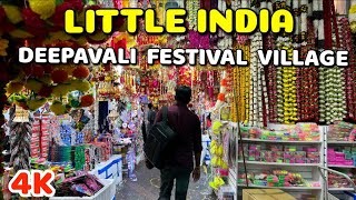 Discover the Colors and Culture of Deepavali Bazaar 2024 | Little India Singapore Festival Tour