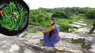 water spinach stir fry / kankun thelata / village girl cooking