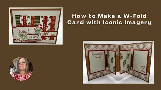 How to Make a W-Fold Card with Iconic Imagery