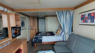 Disney Fantasy Deluxe Verandah Stateroom 6682 Tour