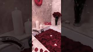 Beautiful jacuzzi decore for love special #love #romance #couple