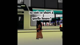 tu voit ce short à quelle heure?